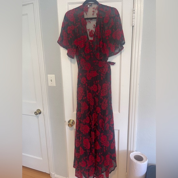 Wax Poetic Lydia Wrap Dress, XL - Picture 2 of 2
